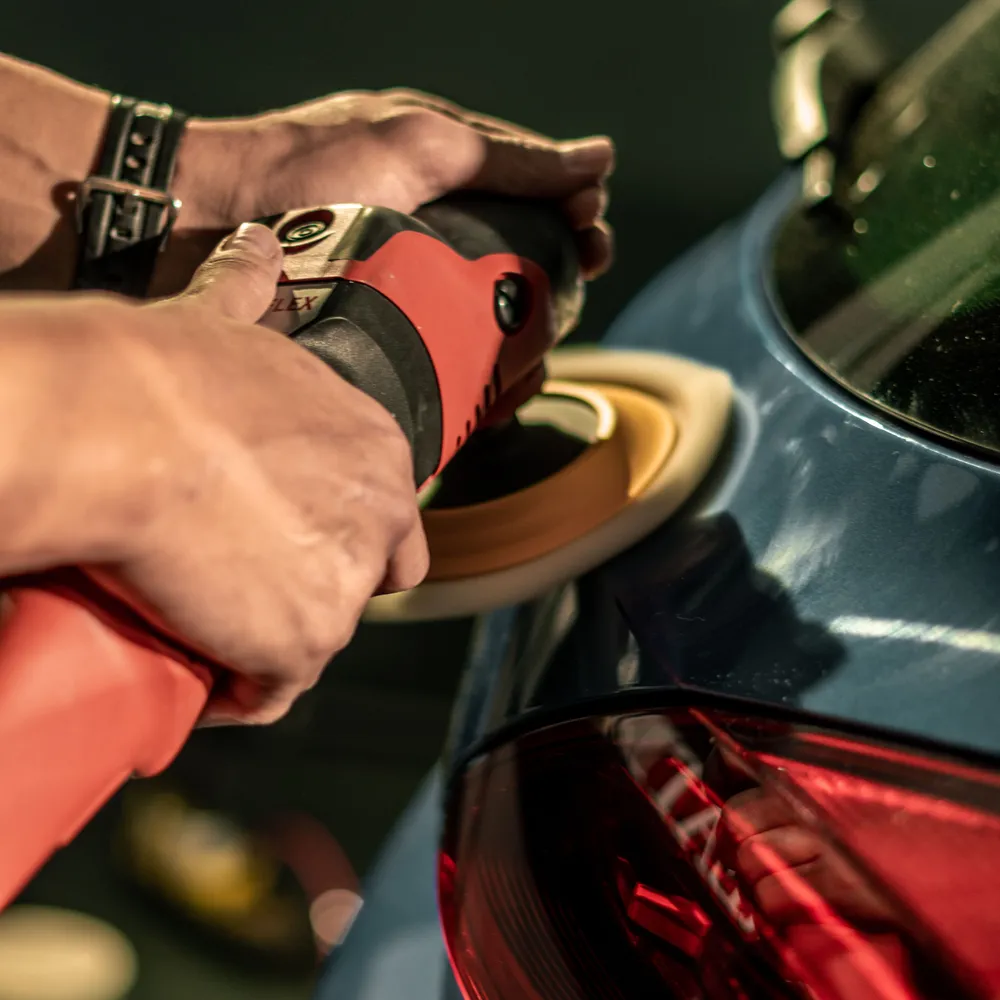Detailed car, before and after